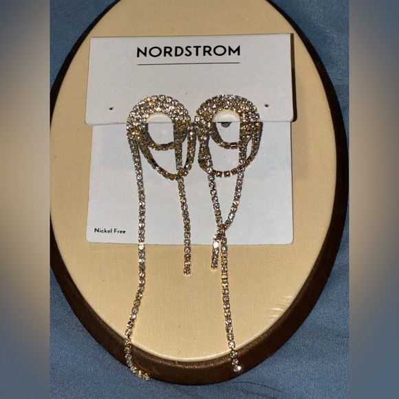 Nordstrom Jewelry - Nordstrom Crystal Loop Earrings